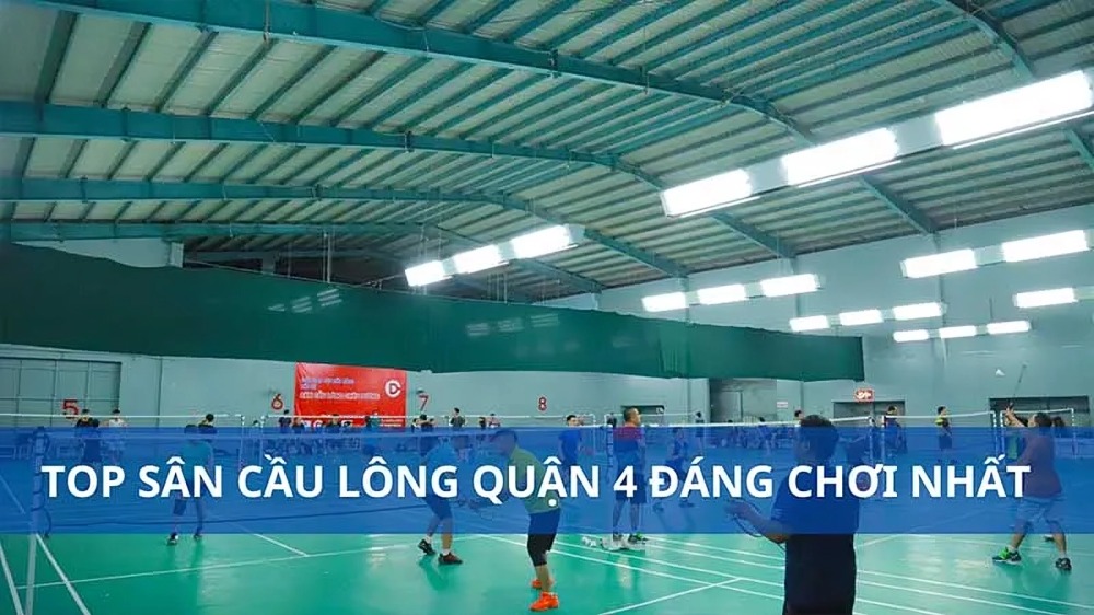 Sân cầu lông quận 4